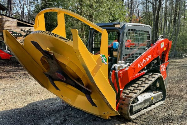 Skid steer brush cutter