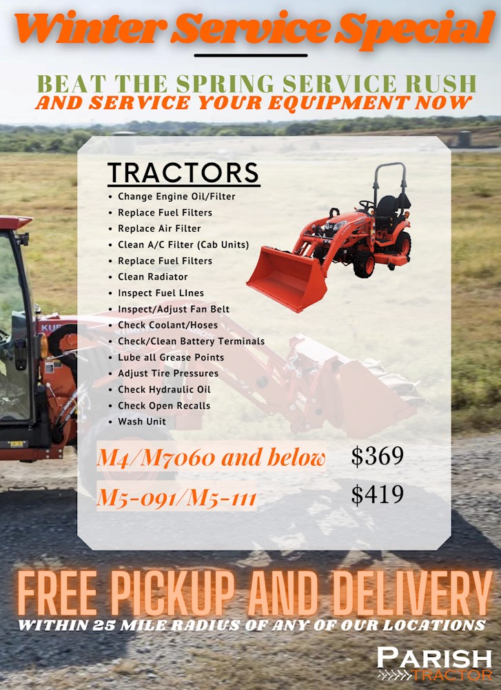 Winter Service Specials (Tractors)
